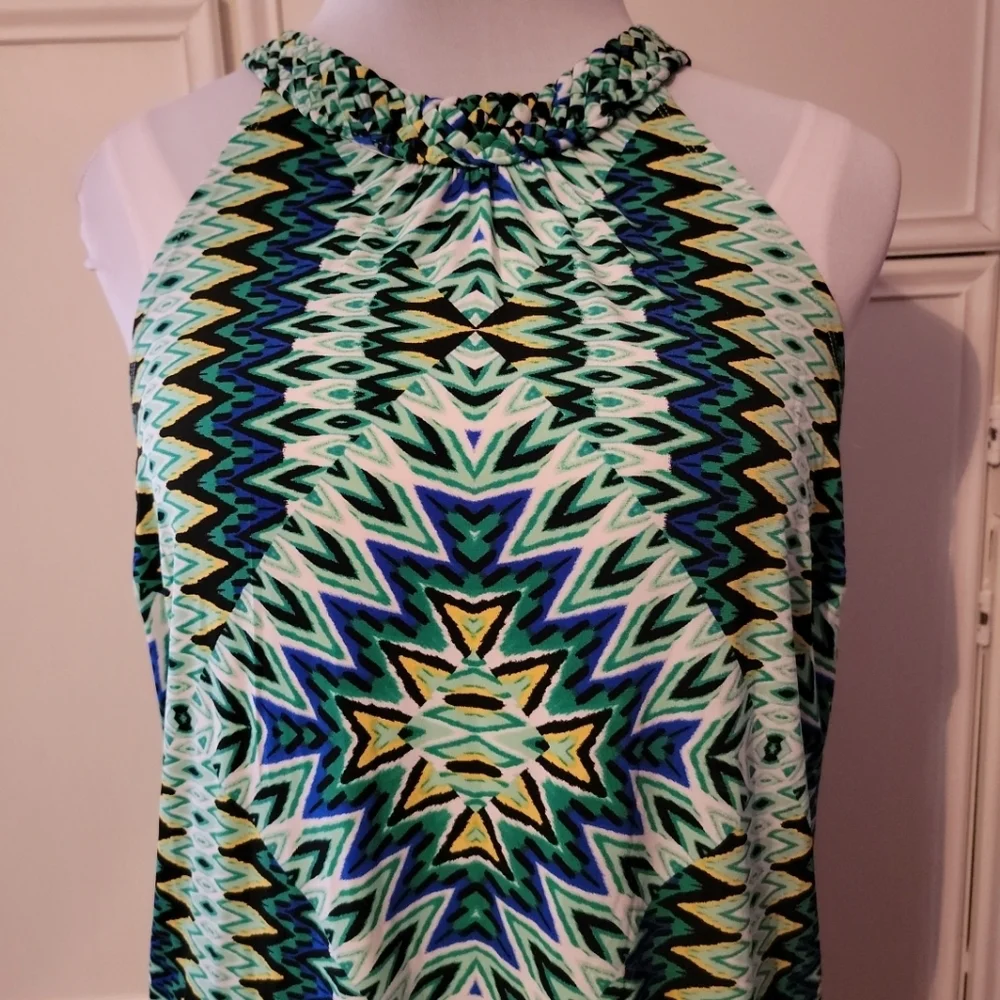 Laundry by Design Print Halter Mini Dress - Picture 2 of 7